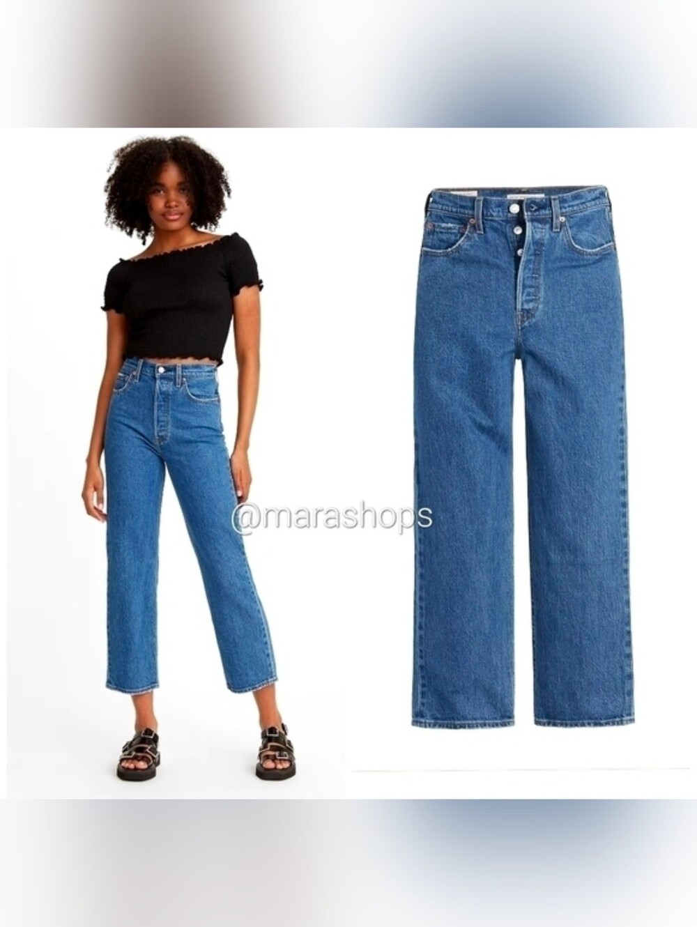 Levi's Ribcage Straight Ankle Jeans